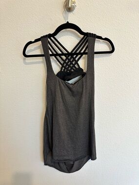 lululemon athletica Charcoal Strappy-Back Tank